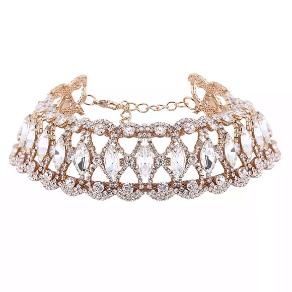 New! Rhinestone Choker Neckla… - Picture 6 of 14